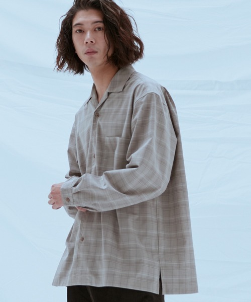 WYM LIDNM（ウィム バイ リドム）の「【WYM LIDNM】VINTAGE CHECK WIDE SHIRT（シャツ/ブラウス・メンズ・ブラウン/ベージュ・M/L）」の21枚目の写真