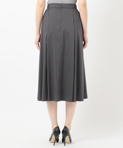 J.PRESS Ladies(J.プレス レディス)の「【洗える】コットンナイロンシルキーローン スカート(スカート・レディース・カーキ系/黄土色系/ブラック系/グレー系・S/XS)」の7枚目の写真