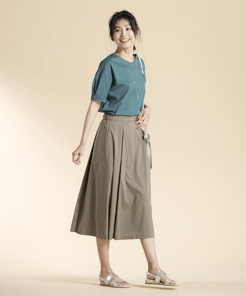 J.PRESS Ladies(J.プレス レディス)の「【洗える】コットンナイロンシルキーローン スカート(スカート・レディース・カーキ系/黄土色系/ブラック系/グレー系・S/XS)」の18枚目の写真