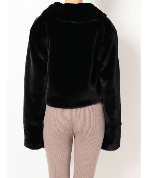 GYDA（ジェイダ）の「エコファーライダースジャケット（ライダースジャケット・レディース・ブラック/その他1・FREE）」の20枚目の写真