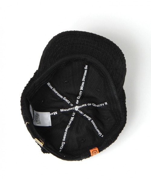 UNIVERSAL OVERALL（ユニバーサルオーバーオール）の「【UNIVERSAL OVERALL(ユニバーサル オーバーオール)】別注ショートブリムキャップ（キャップ・メンズ・ブラック/キャメル・FREE）」の6枚目の写真