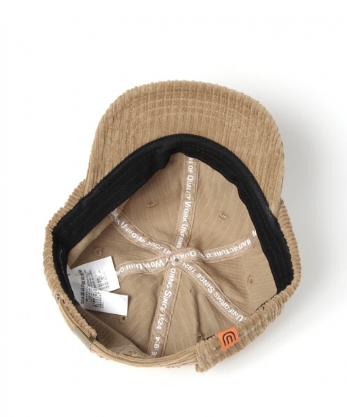 UNIVERSAL OVERALL（ユニバーサルオーバーオール）の「【UNIVERSAL OVERALL(ユニバーサル オーバーオール)】別注ショートブリムキャップ（キャップ・メンズ・ブラック/キャメル・FREE）」の7枚目の写真