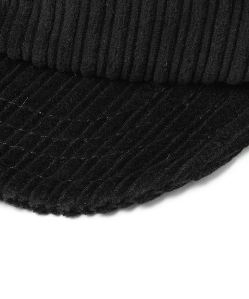 UNIVERSAL OVERALL（ユニバーサルオーバーオール）の「【UNIVERSAL OVERALL(ユニバーサル オーバーオール)】別注ショートブリムキャップ（キャップ・メンズ・ブラック/キャメル・FREE）」の9枚目の写真