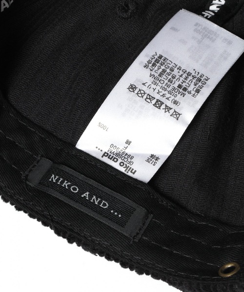 UNIVERSAL OVERALL（ユニバーサルオーバーオール）の「【UNIVERSAL OVERALL(ユニバーサル オーバーオール)】別注ショートブリムキャップ（キャップ・メンズ・ブラック/キャメル・FREE）」の13枚目の写真