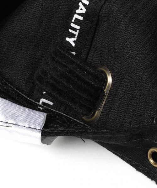 UNIVERSAL OVERALL（ユニバーサルオーバーオール）の「【UNIVERSAL OVERALL(ユニバーサル オーバーオール)】別注ショートブリムキャップ（キャップ・メンズ・ブラック/キャメル・FREE）」の14枚目の写真