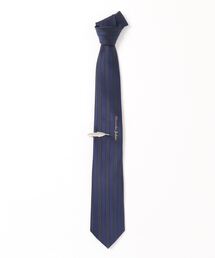 Alexander Julian（アレキサンダージュリアン）の「＊アレキサンダージュリアンメンズ/ALEXANDER JULIAN：MEN  シルク混 ネクタイ 8.0cm幅＆モチーフタイバーセット（ネクタイ・メンズ）」