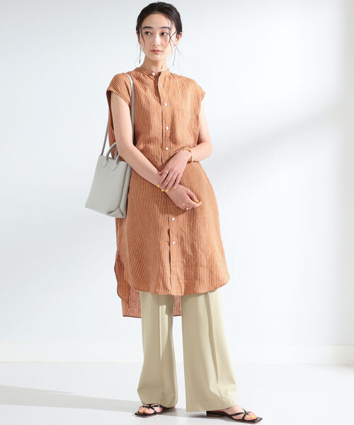 Ray BEAMS（レイビームス）の「YAHKI / ソフト ダブルフェイス バッグ（トートバッグ・レディース・ライトグレー/ブラック・ONE SIZE）」の6枚目の写真