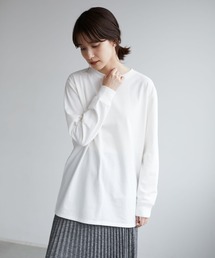 Green　Parks | ホワイトインナークルーネックストレート＊(Tシャツ/カットソー)