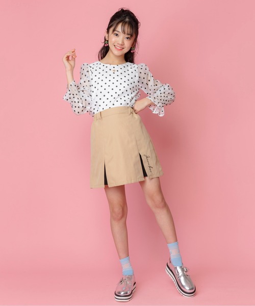 JENNI love（ジェニィラブ）の「ドットシアーブラウス（シャツ  