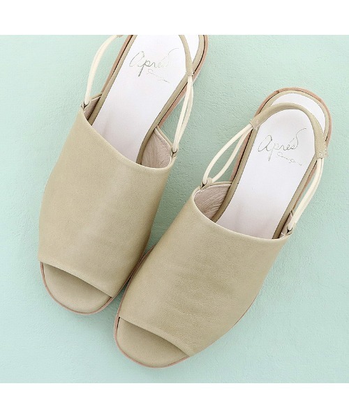 apres（アプレ）の「スリングバックサンダル / apres（アプレ)（サンダル・レディース・ライトベージュ/グレイッシュベージュ/ブラック・23.5cm/22.5cm/24.0cm/24.5cm/23.0cm）」の5枚目の写真