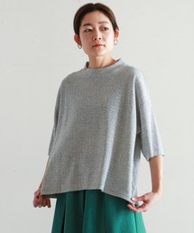 NOMBRE IMPAIR | ライトジャガード　ハイネックショートＰ／Ｏ(Tシャツ/カットソー)