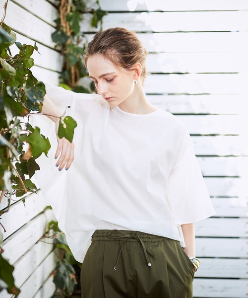 LE SOUK HOLIDAY(ルスークホリデー)の「カラードルマンブラウス(シャツ/ブラウス・レディース・オフホワイト/ブラウン/イエロー/グリーン/ネイビー/ブラック・9号/11号)」の17枚目の写真