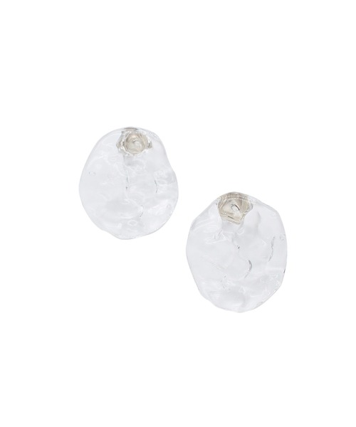 Lemme.（レム）の「【Lemme./ レム】Sleet Earrings/ピアス（ピアス（両耳用）・レディース・ブラック/クリア/ゴールド×ブラウン・FREE）」の3枚目の写真