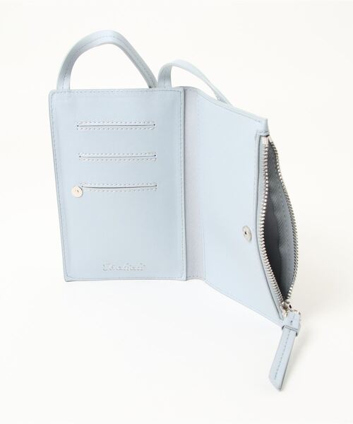 Te chichi（テチチ）の「モバイルポケ付ミニウォレットショルダー（ショルダーバッグ・レディース・イエロー/シルバー/オフホワイト/ブルー・ﾌﾘ-）」の5枚目の写真