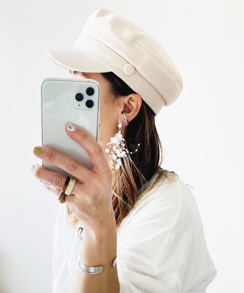 reca(レカ)の「ZOZOTOWN限定 マリンキャスケット(キャスケット・レディース・ブラウン系その他/アイボリー/ブラック・FREE)」の2枚目の写真