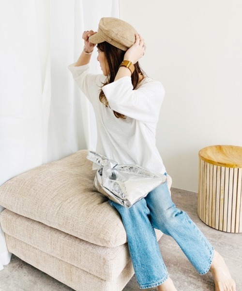 reca(レカ)の「ZOZOTOWN限定 マリンキャスケット(キャスケット・レディース・ブラウン系その他/アイボリー/ブラック・FREE)」の4枚目の写真