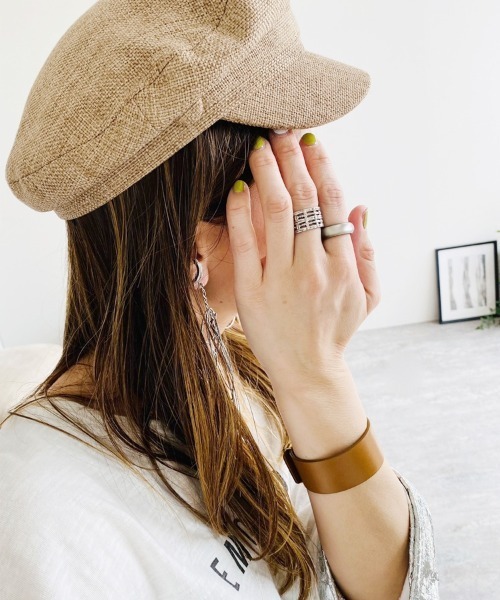 reca(レカ)の「ZOZOTOWN限定 マリンキャスケット(キャスケット・レディース・ブラウン系その他/アイボリー/ブラック・FREE)」の7枚目の写真