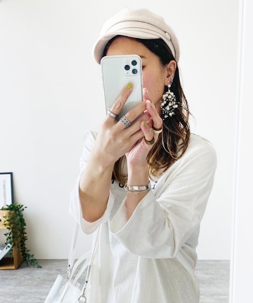 reca(レカ)の「ZOZOTOWN限定 マリンキャスケット(キャスケット・レディース・ブラウン系その他/アイボリー/ブラック・FREE)」の11枚目の写真