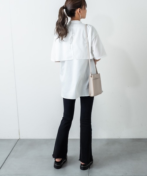 RASVOA(ラスボア)の「無地スクエアミニショルダーバッグ(ショルダーバッグ・レディース・グレー/ブラック/グレイッシュベージュ/グリーン・FREE)」の16枚目の写真