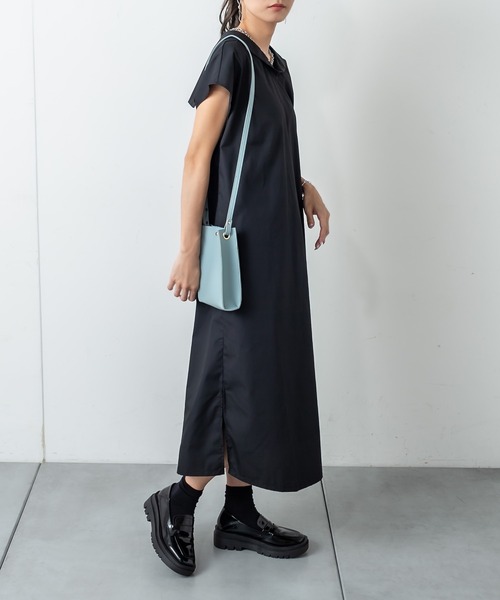 RASVOA(ラスボア)の「無地スクエアミニショルダーバッグ(ショルダーバッグ・レディース・グレー/ブラック/グレイッシュベージュ/グリーン・FREE)」の21枚目の写真