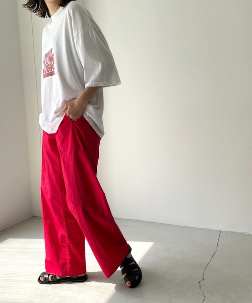 CANAL JEAN(キャナルジーン)の「via j(ヴィアジェイ) "YOUNG MUSIC"半袖Tシャツ(Tシャツ/カットソー・レディース・チャコールグレー/イエロー/アイボリー・ONE SIZE)」の6枚目の写真