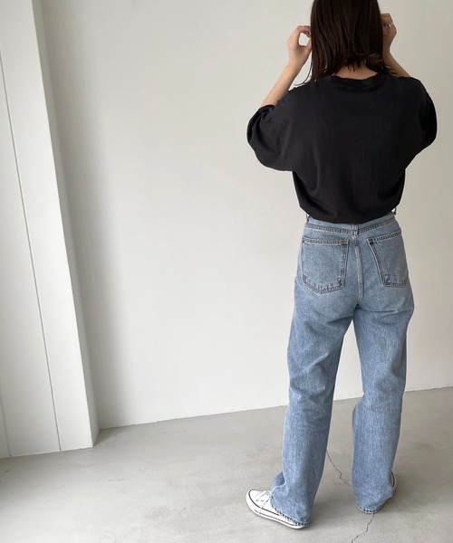 CANAL JEAN(キャナルジーン)の「via j(ヴィアジェイ) "YOUNG MUSIC"半袖Tシャツ(Tシャツ/カットソー・レディース・チャコールグレー/イエロー/アイボリー・ONE SIZE)」の15枚目の写真