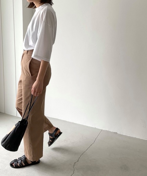 CANAL JEAN(キャナルジーン)の「via j(ヴィアジェイ) "YOUNG MUSIC"半袖Tシャツ(Tシャツ/カットソー・レディース・チャコールグレー/イエロー/アイボリー・ONE SIZE)」の17枚目の写真