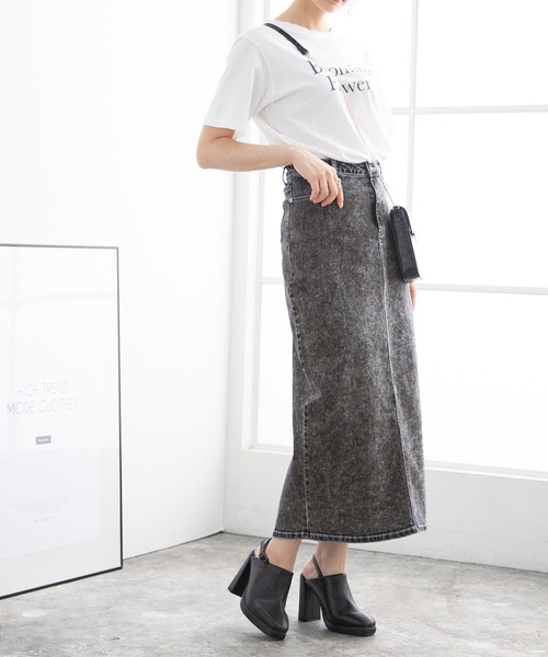 Newlyme（ニューリーミー）の「デニムタイトスカート（スカート・レディース・ブラック/インディゴブルー/ライトインディゴブルー・MEDIUM/LARGE/X-LARGE/SMALL）」の16枚目の写真