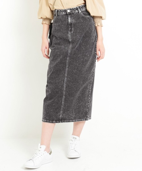 Newlyme（ニューリーミー）の「デニムタイトスカート（スカート・レディース・ブラック/インディゴブルー/ライトインディゴブルー・MEDIUM/LARGE/X-LARGE/SMALL）」の6枚目の写真