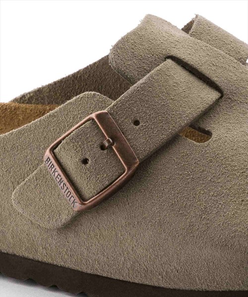 BIRKENSTOCK（ビルケンシュトック）の「BIRKENSTOCK/ビルケンシュトック/Boston SBF/ボストン スウェードレザー（サンダル・メンズ・ベージュ/ブラック・41/42/43）」の4枚目の写真