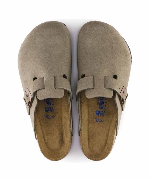 BIRKENSTOCK（ビルケンシュトック）の「BIRKENSTOCK/ビルケンシュトック/Boston SBF/ボストン スウェードレザー（サンダル・メンズ・ベージュ/ブラック・41/42/43）」の5枚目の写真