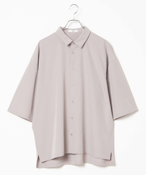 WEGO(ウィゴー)の「WEGO/イージーケアビッグ半袖シャツ(シャツ/ブラウス・メンズ・ブラック/ベージュ/ホワイト/ブルー/ブラウン系その他・MEDIUM/LARGE)」の16枚目の写真