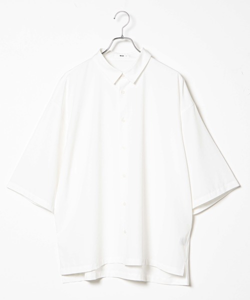 WEGO(ウィゴー)の「WEGO/イージーケアビッグ半袖シャツ(シャツ/ブラウス・メンズ・ブラック/ベージュ/ホワイト/ブルー/ブラウン系その他・MEDIUM/LARGE)」の18枚目の写真