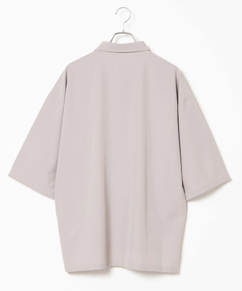 WEGO(ウィゴー)の「WEGO/イージーケアビッグ半袖シャツ(シャツ/ブラウス・メンズ・ブラック/ベージュ/ホワイト/ブルー/ブラウン系その他・MEDIUM/LARGE)」の20枚目の写真