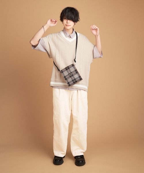 WEGO(ウィゴー)の「WEGO/イージーケアビッグ半袖シャツ(シャツ/ブラウス・メンズ・ブラック/ベージュ/ホワイト/ブルー/ブラウン系その他・MEDIUM/LARGE)」の22枚目の写真