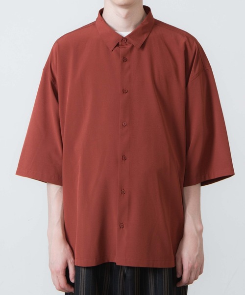 WEGO(ウィゴー)の「WEGO/イージーケアビッグ半袖シャツ(シャツ/ブラウス・メンズ・ブラック/ベージュ/ホワイト/ブルー/ブラウン系その他・MEDIUM/LARGE)」の13枚目の写真