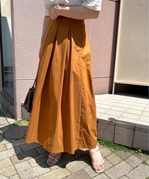 Omekashi | タックフレアロングスカート(スカート)