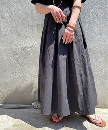 Omekashi | タックフレアロングスカート(スカート)