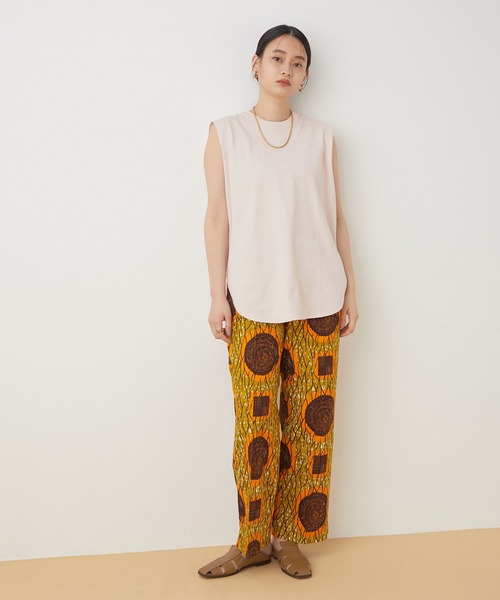 Champion(チャンピオン)の「【CHAMPION for ADAM ET ROPE'】別注タンクトップ(Tシャツ/カットソー・レディース・ブラック/ホワイト/ベージュ/ピンク・FREE)」の17枚目の写真