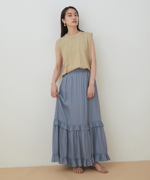 Champion(チャンピオン)の「【CHAMPION for ADAM ET ROPE'】別注タンクトップ(Tシャツ/カットソー・レディース・ブラック/ホワイト/ベージュ/ピンク・FREE)」の7枚目の写真