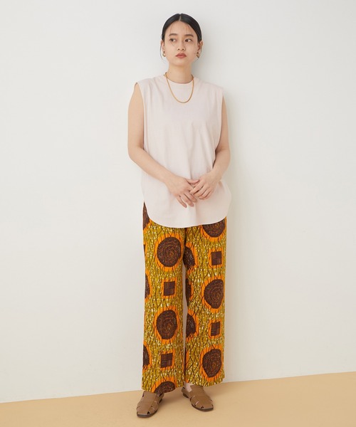 Champion(チャンピオン)の「【CHAMPION for ADAM ET ROPE'】別注タンクトップ(Tシャツ/カットソー・レディース・ブラック/ホワイト/ベージュ/ピンク・FREE)」の19枚目の写真