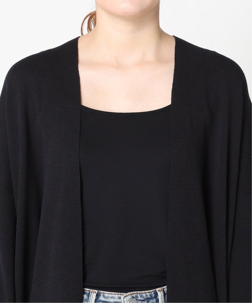 plage(プラージュ)の「CORDURA wide ガウン◆(カーディガン/ボレロ・レディース・ブラック/ベージュ・FREE)」の7枚目の写真