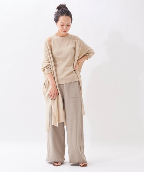 plage(プラージュ)の「CORDURA wide ガウン◆(カーディガン/ボレロ・レディース・ブラック/ベージュ・FREE)」の15枚目の写真