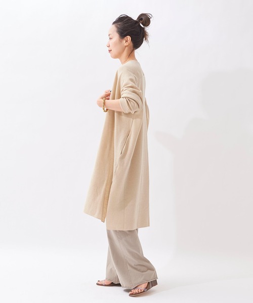 plage(プラージュ)の「CORDURA wide ガウン◆(カーディガン/ボレロ・レディース・ブラック/ベージュ・FREE)」の17枚目の写真
