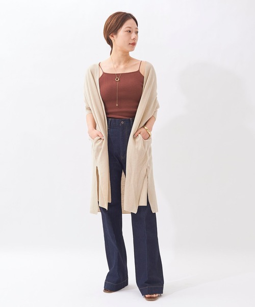 plage(プラージュ)の「CORDURA wide ガウン◆(カーディガン/ボレロ・レディース・ブラック/ベージュ・FREE)」の19枚目の写真