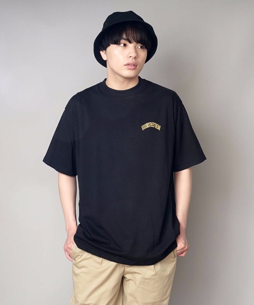 VISION STREET WEAR(ヴィジョンストリートウェア)の「【VISION STREET WEAR/ビジョンストリートウェア】サテンワッペン付き バックプリント ブランドロゴ刺繍 Tシャツ(Tシャツ/カットソー・メンズ・ブラック/ダークパープル/アイボリー・X-LARGE/LARGE/MEDIUM)」の22枚目の写真