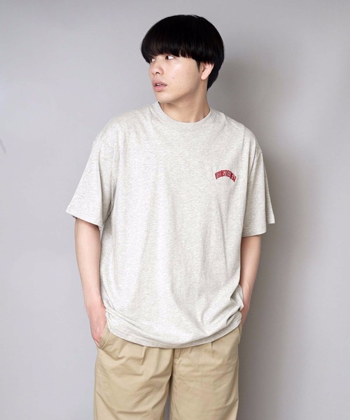 VISION STREET WEAR(ヴィジョンストリートウェア)の「【VISION STREET WEAR/ビジョンストリートウェア】サテンワッペン付き バックプリント ブランドロゴ刺繍 Tシャツ(Tシャツ/カットソー・メンズ・ブラック/ダークパープル/アイボリー・X-LARGE/LARGE/MEDIUM)」の14枚目の写真