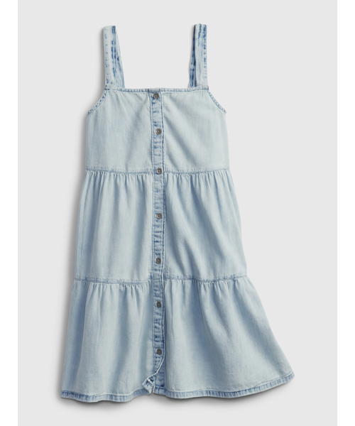 デニムティアードワンピース キッズ ワンピース Gap ギャップ のファッション通販 Zozotown