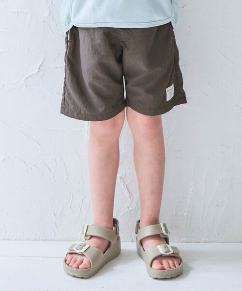 apres les cours(アプレレクール)の「アクティブハーフパンツ 5分丈_水陸両用(その他パンツ・キッズ・オレンジ/サックスブルー/チャコール・80/90/110/120/130/100/140)」の2枚目の写真