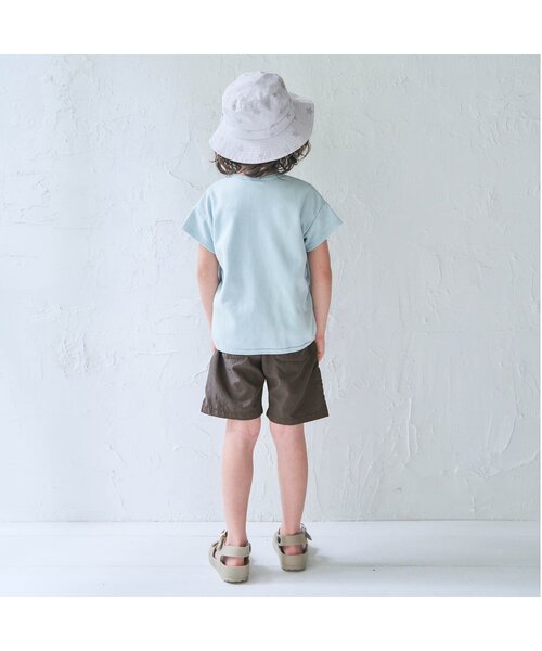 apres les cours(アプレレクール)の「アクティブハーフパンツ 5分丈_水陸両用(その他パンツ・キッズ・オレンジ/サックスブルー/チャコール・80/90/110/120/130/100/140)」の4枚目の写真